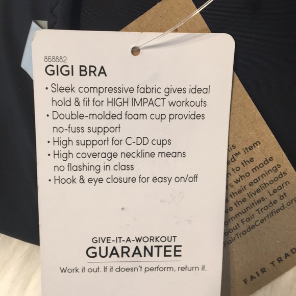 NWT Athleta Gigi Bra Size XS Black - Picture 7 of 8